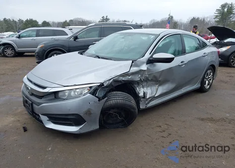 2016 Honda Civic Lx z USA, uszkodzony, nr VIN 19XFC2F58GE206538
